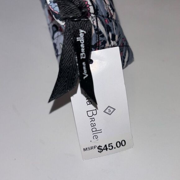 NWT Vera Bradley Ornate Blooms MEdium travel cosmetic make up bag water proof - Picture 3 of 7